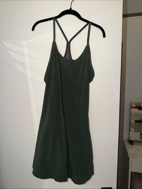 Outdoor Voices Olive Green athletic dress